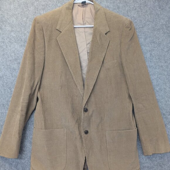 Sear's Men's Vintage Corduroy Suit 2pc - Tan/Camel - Picture 2 of 15